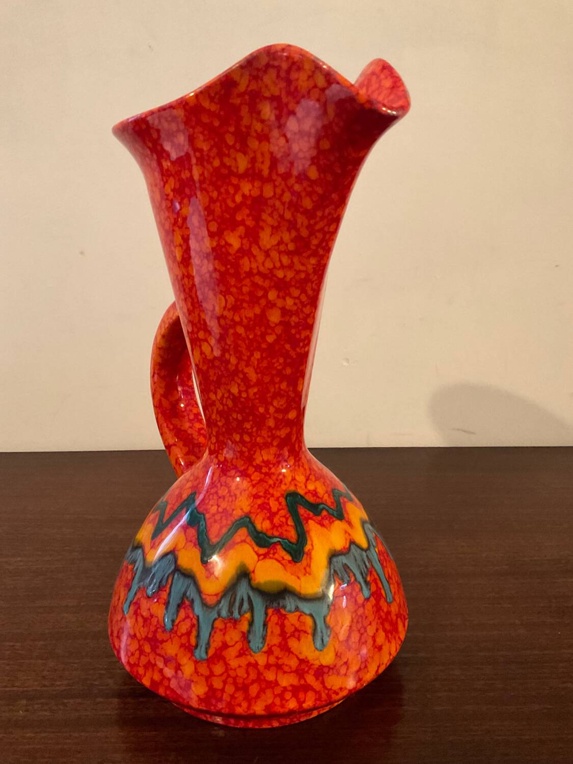 Bertoncello Italy ceramic vase signed