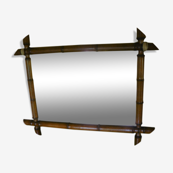 Bamboo mirror 55x43cm