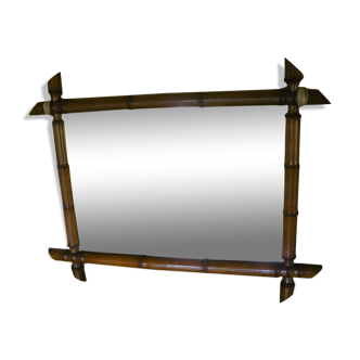 Bamboo mirror 55x43cm