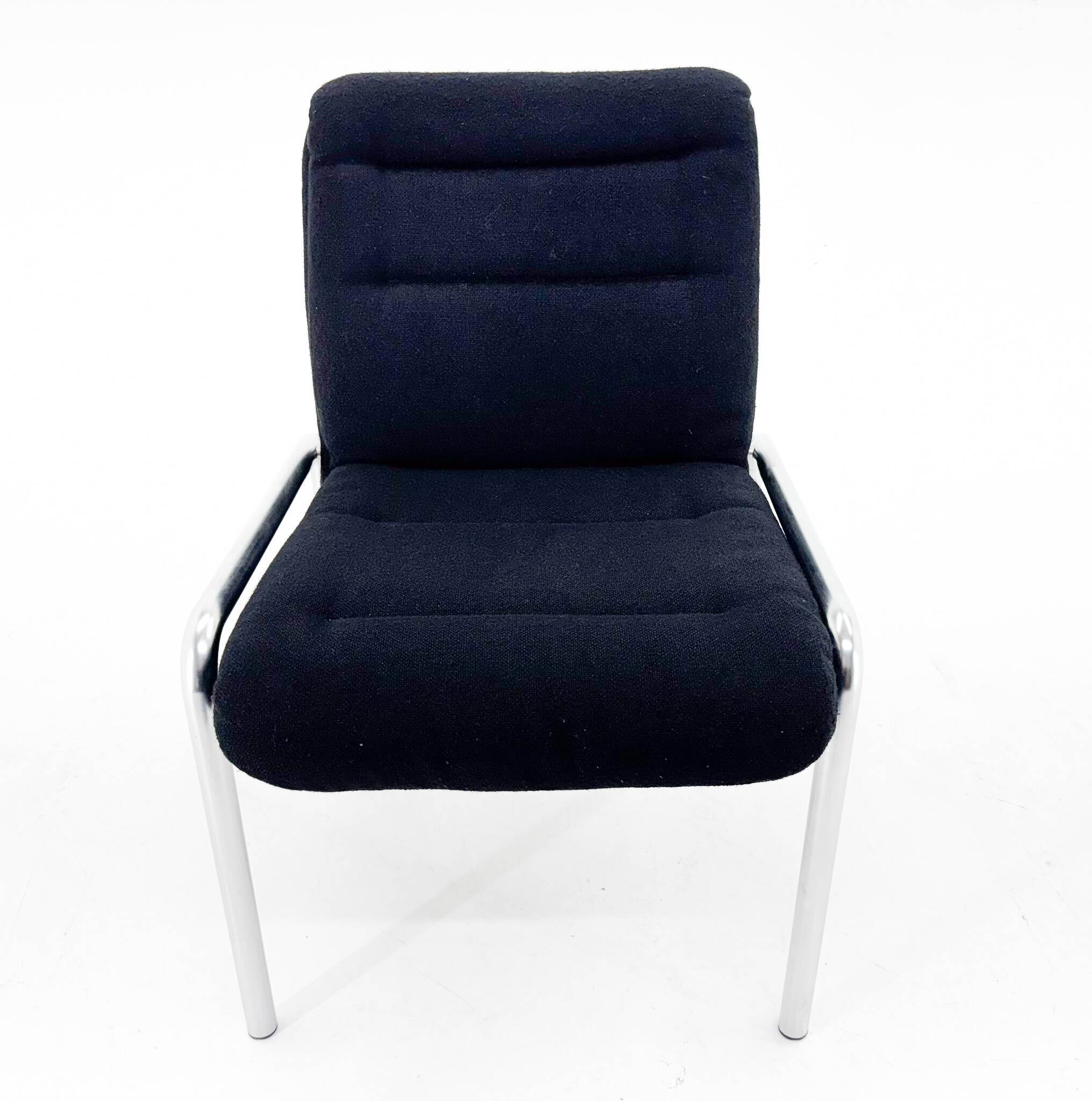 1970's Fabric Mauser Chair, Labeled