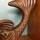 Pair of hand-carved art-deco fish bookends - 30s