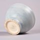 White glazed ceramic cup by Marie Madeleine Jolly, France, circa 1960.