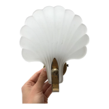 Shell wall lamp 70s Deknudt