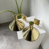 Pair of Hovik Lys brass wall lights Jonas Hidle Denmark