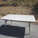 Large vintage extendable dining table – splayed legs