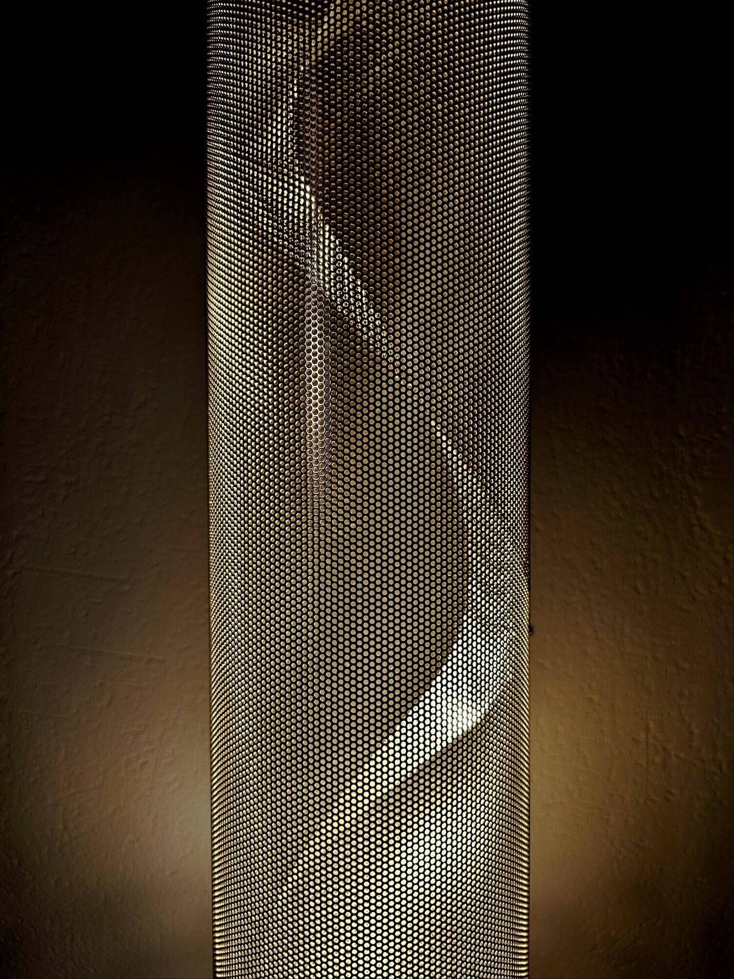 Postmodern tubular floor lamp "Tall Spiral No.5" by Thierry Vide 1999