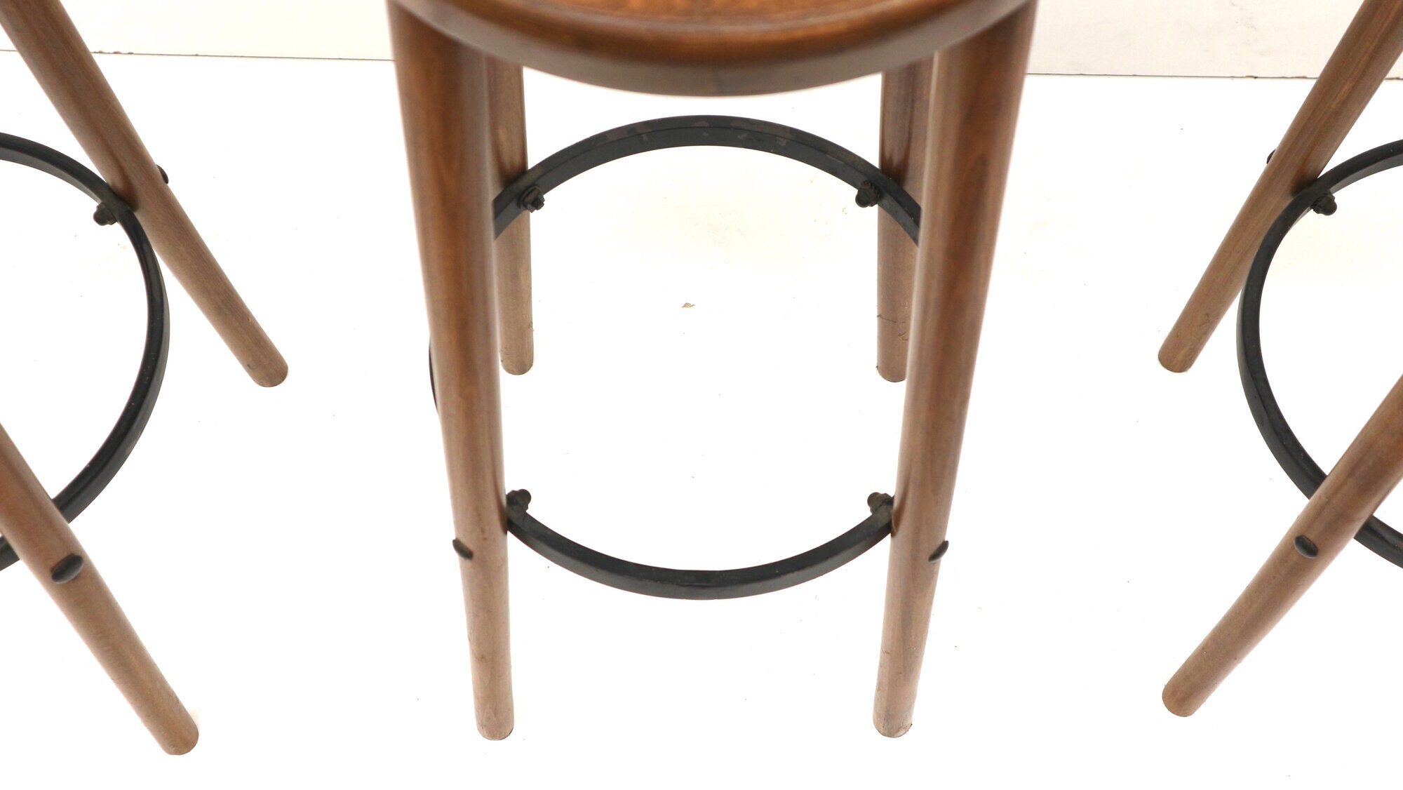 Lot de 3 tabourets de bar vintage fabriqués dans les années 1970
