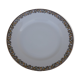 Round porcelain dish U M L diam 31 cm