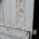 Small solid antique wooden shutter, 104cm high x 54cm wide