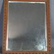 Old louis XVI style mirror carved wood, beveled ice 31x25 cm SB
