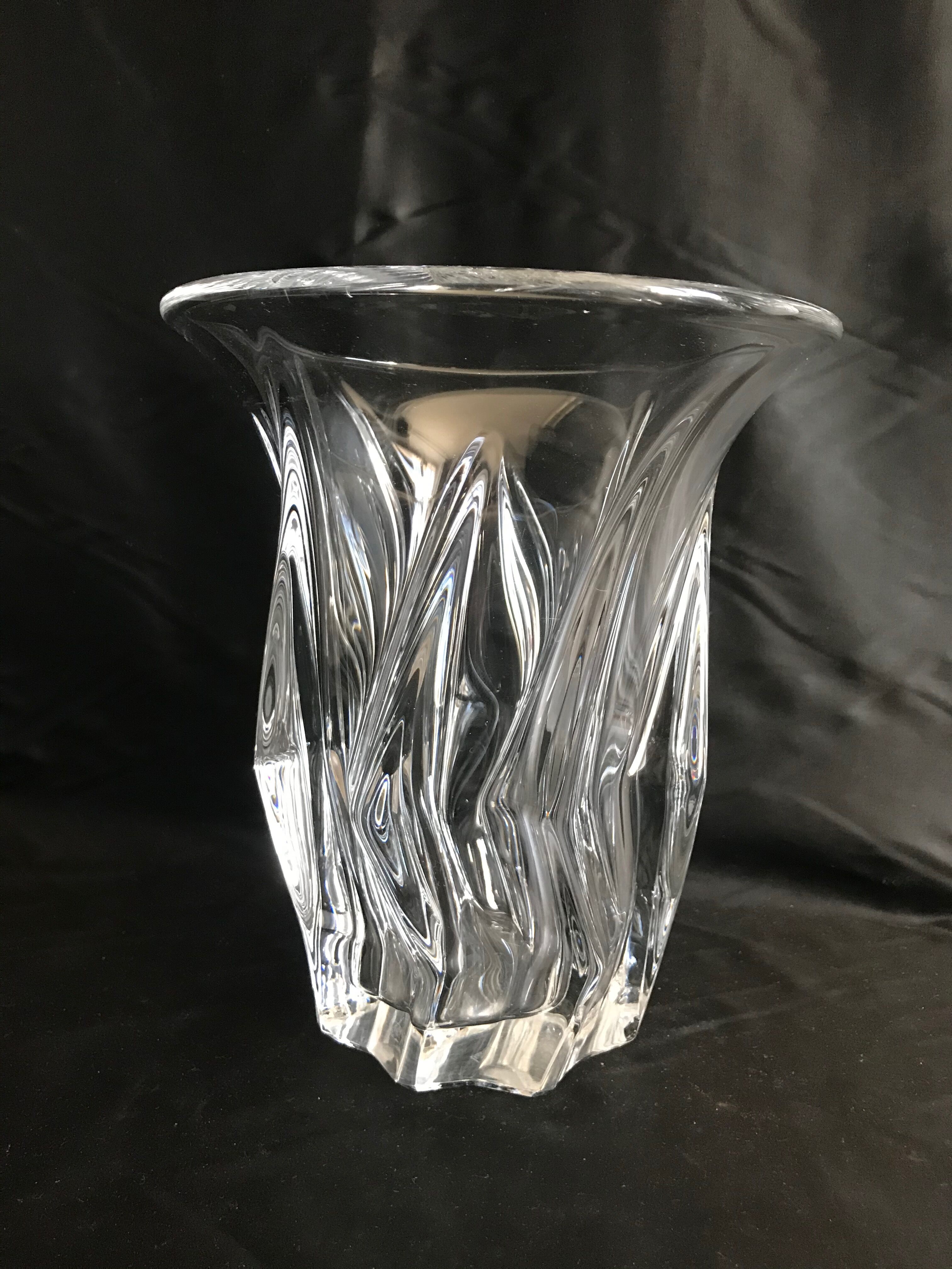 Cristallerie de Vannes Le Châtel vase