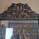 Large mirror with an openwork pediment in carved wood – Late 19th century