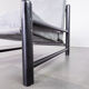 Pair armchairs black velvet 70