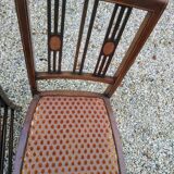 Pair of mahogany chairs 1920