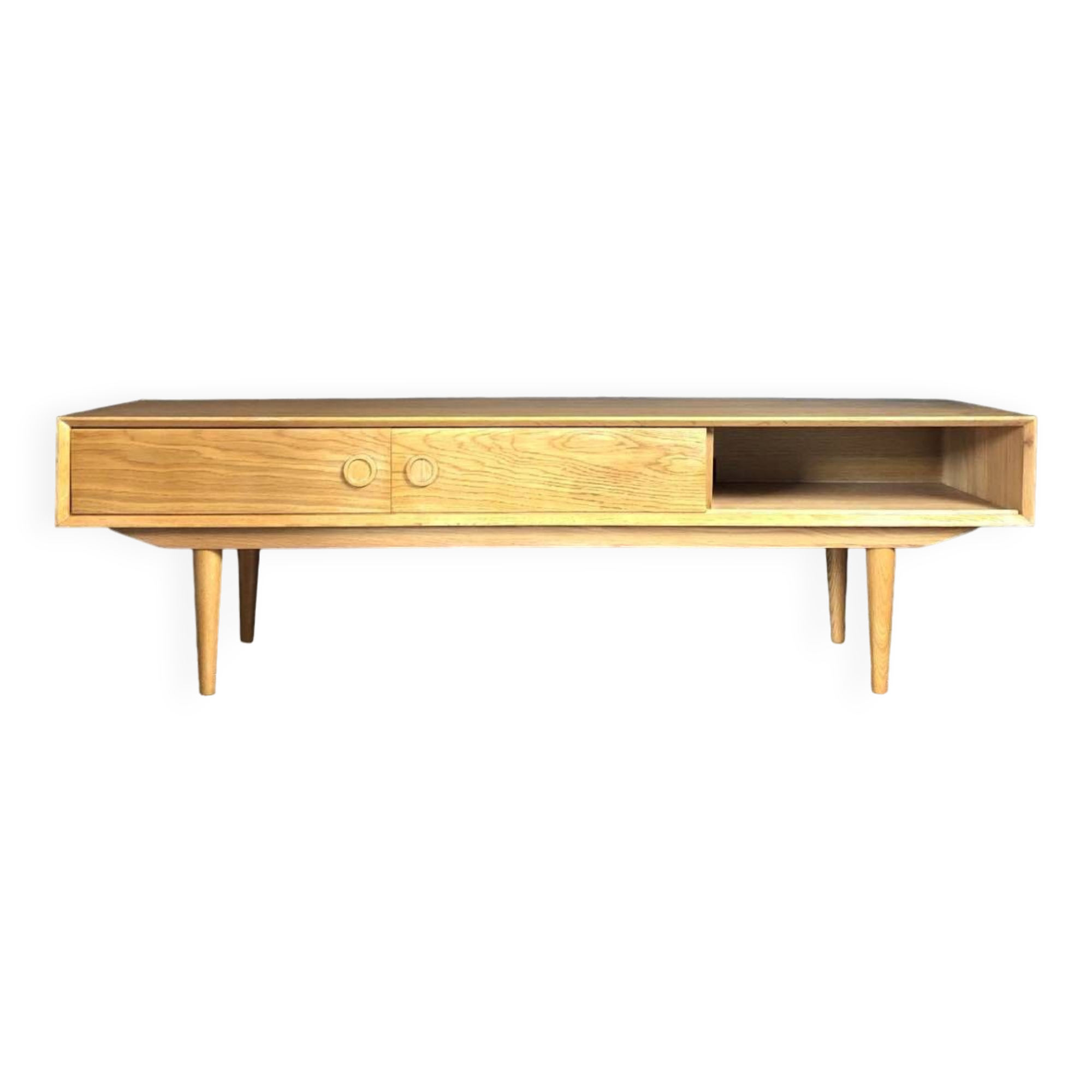 Large TV bench with 2 sliding doors Quilda LA REDOUTE INTERIEURS, television unit