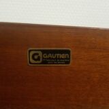 Gautier vintage solid teak shelf