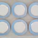 Dessert Plates and Hollow Dishes in Earthenware Café Gilbert by Moulin des Loups Vintage