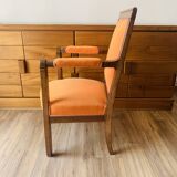 Orange armchair