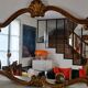 Antique mirror, 20th century, Louis XV style, gilded.