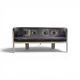 Bz49 sofa by Hans Ell for 't Spectrum / 1970 / dark brown leather