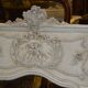 Mirror trumeau style Louis XV patinated white - 77 X 138cm