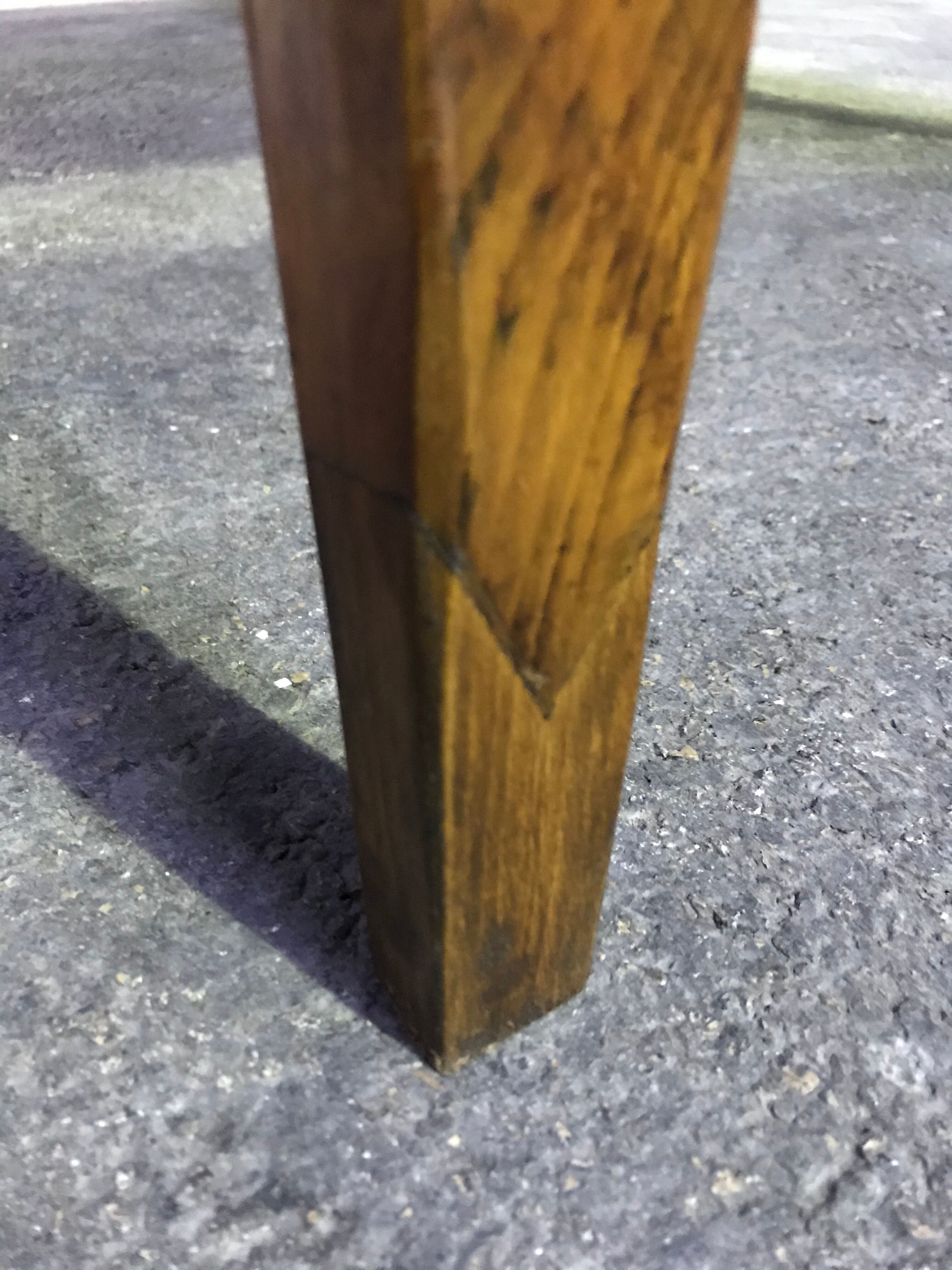 Farm table in solid oak enhanced 19th