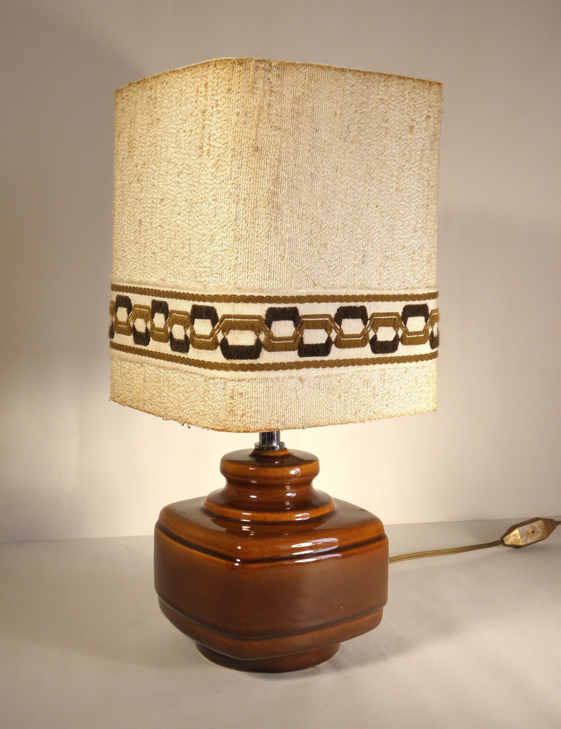 Ceramic lamp 70s