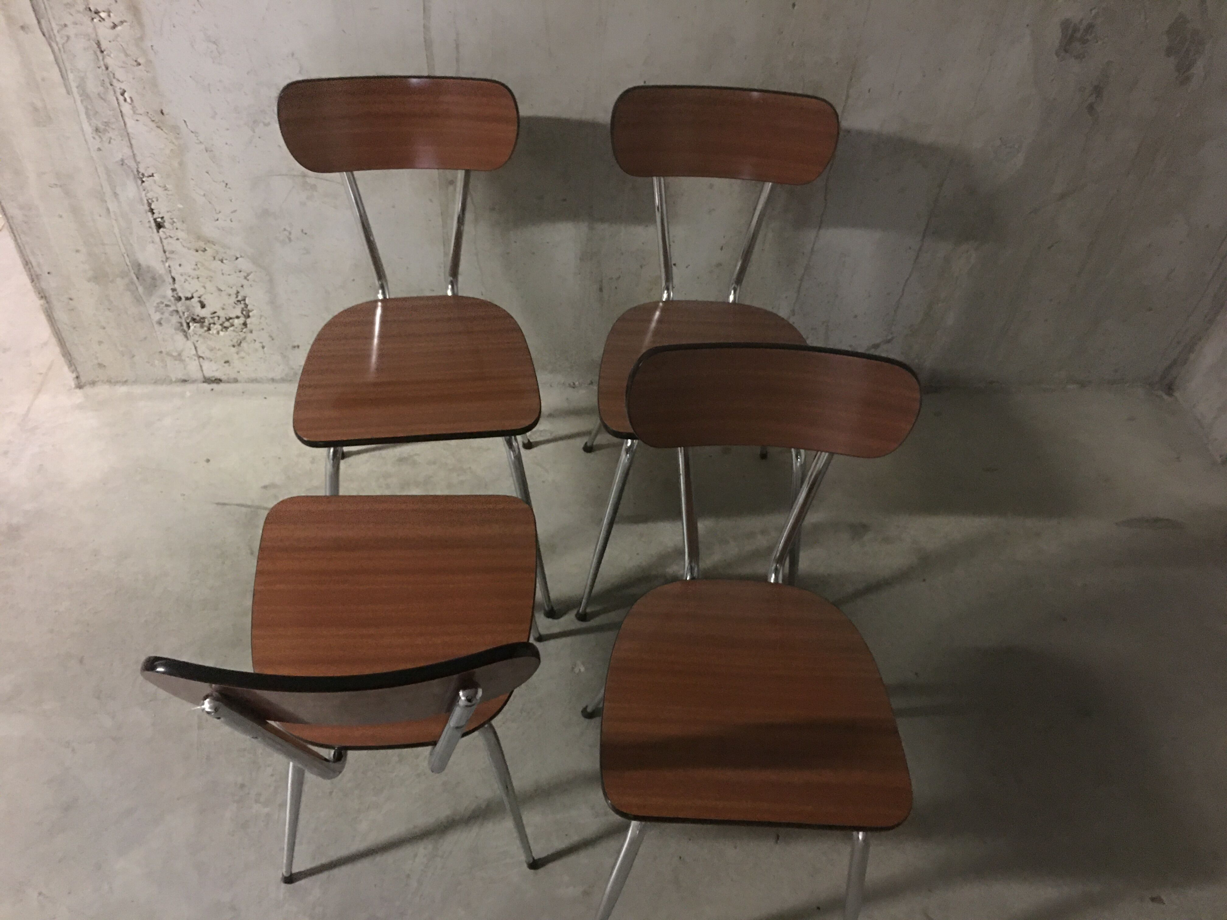 Chairs in formica 60s