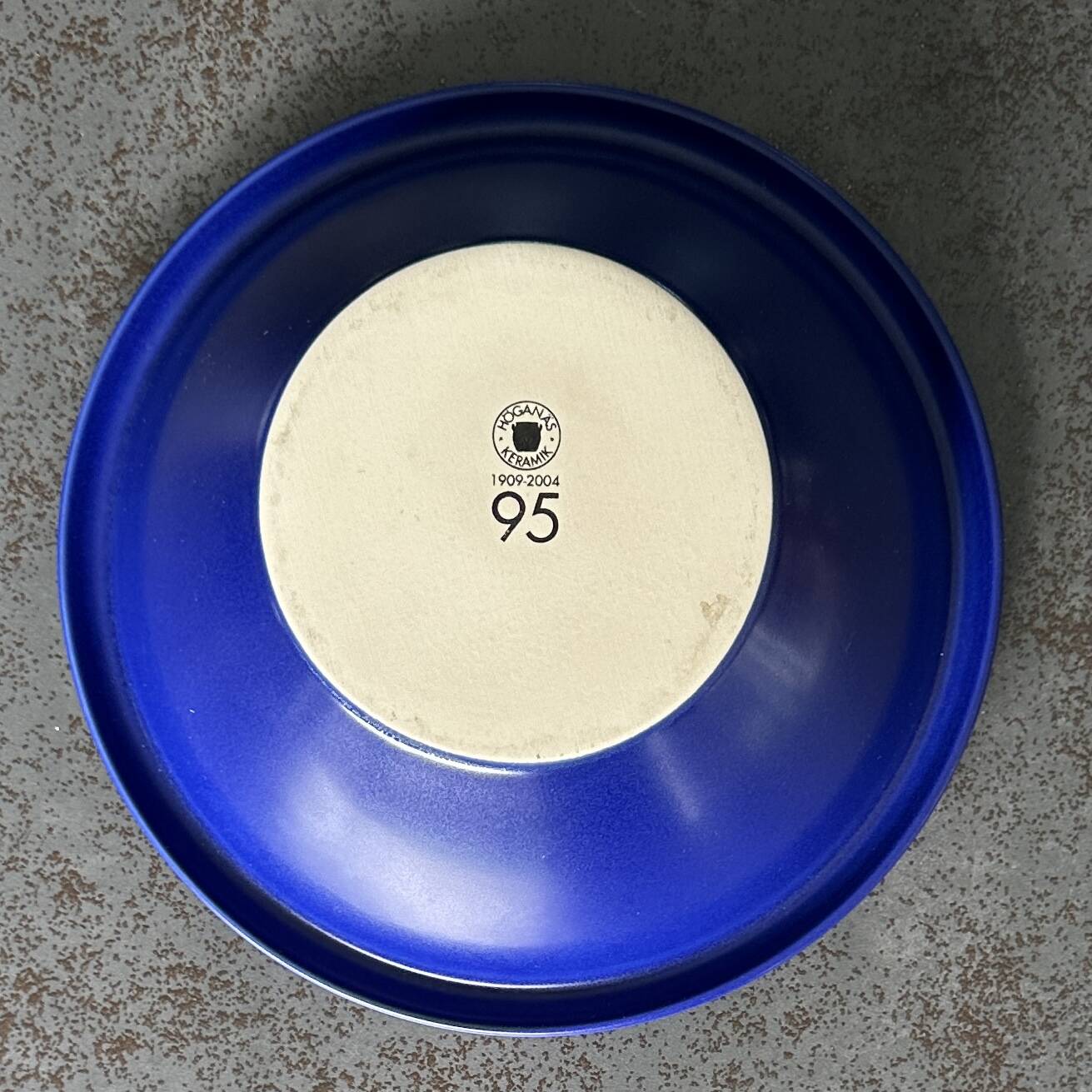 Small Vintage Ceramic Salad Bowl Höganäs Stengods - Scandinavian