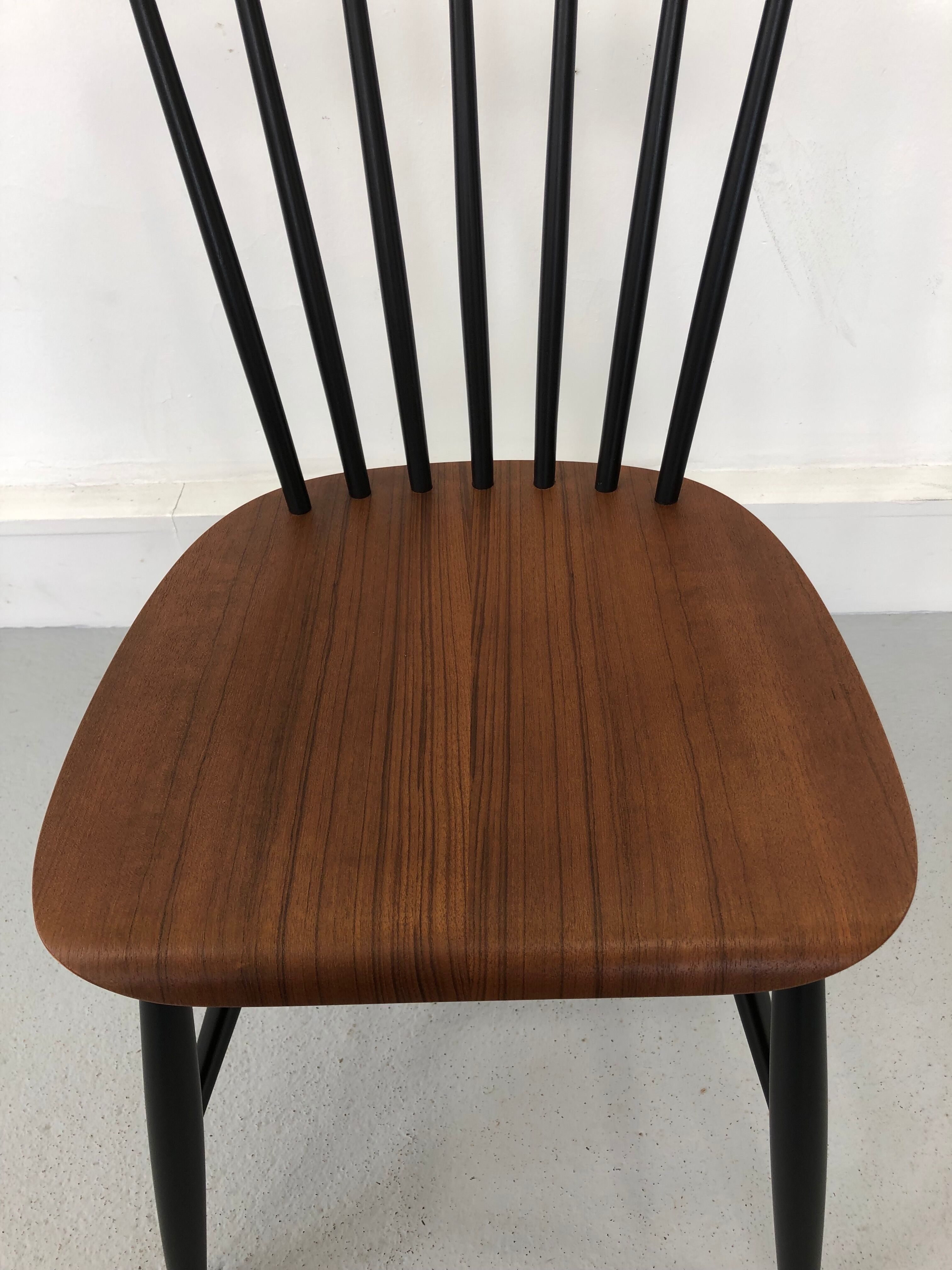 Swedish Teak Chairs by S. E. Fryklund for Hagafors, 1960s, Set of 4