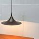 Mid-Century Modern Space Age Danish Brown Semi Pendant Lamp by Claus Bonderup and Torsten Thorup for Fog & Mørup, 1960s