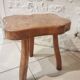 Small brutalist tripod coffee table