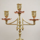 Pair of Arts and Crafts candle holders
