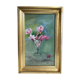 Signed bouquet of flowers table