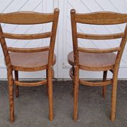 Pair of Baumann bistro chairs
