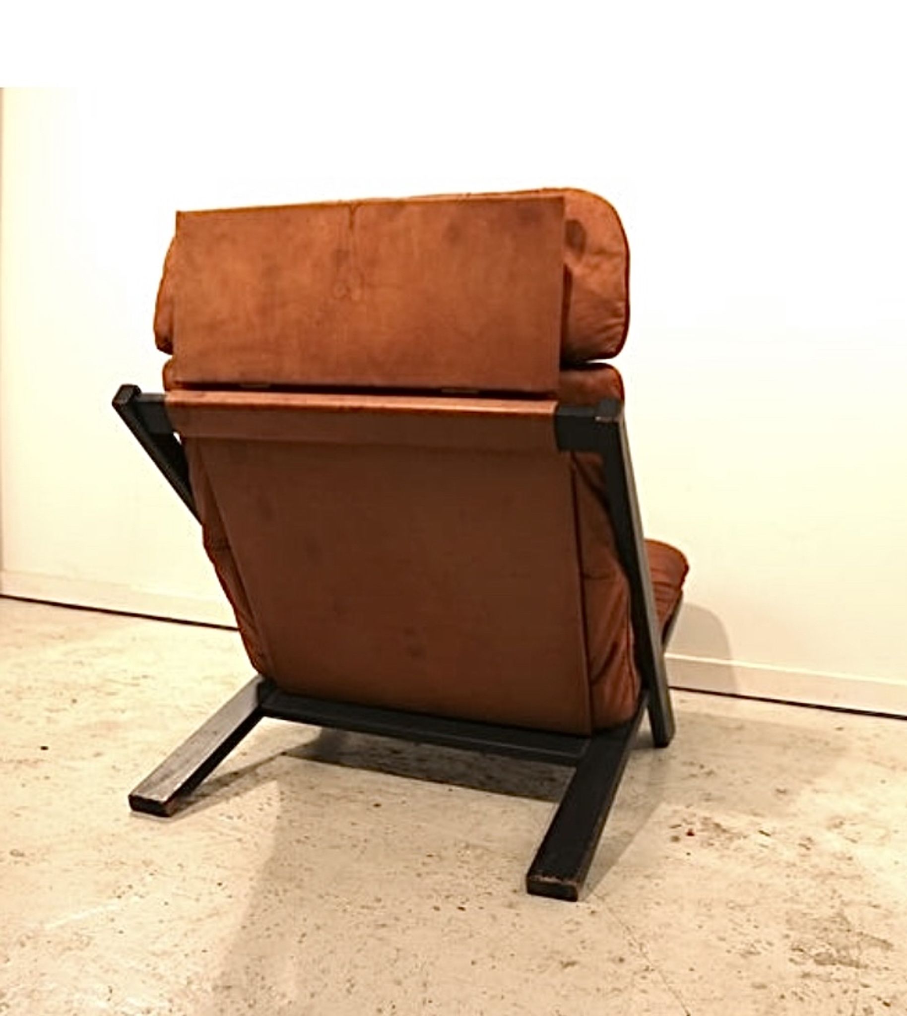 Ueli Berger for De Sede DS80 Lounge Chair, Tanned Leather