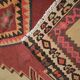 Vintage Kilim Rug 1980s Beige Terracotta Wool Flatweave 290 x 175 cm