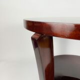 Glazed wooden coffee table in Art Deco style