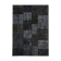 Handmade turkish overdyed 171 cm x 243 cm black patchwork carpet