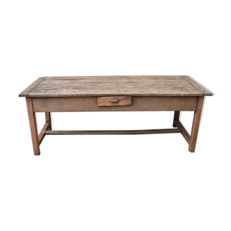 Table de ferme tiroirs 2m