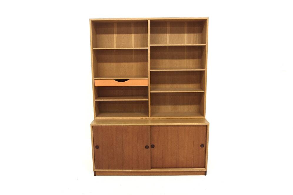 Scandinavian "Öresund" teak bookcase, Børge Mogensen, Sweden, 1960