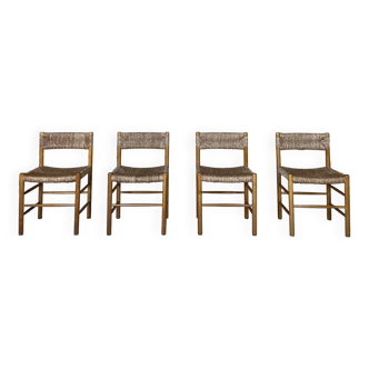 4 chaises modèle "Dordogne" / Edition Sentou