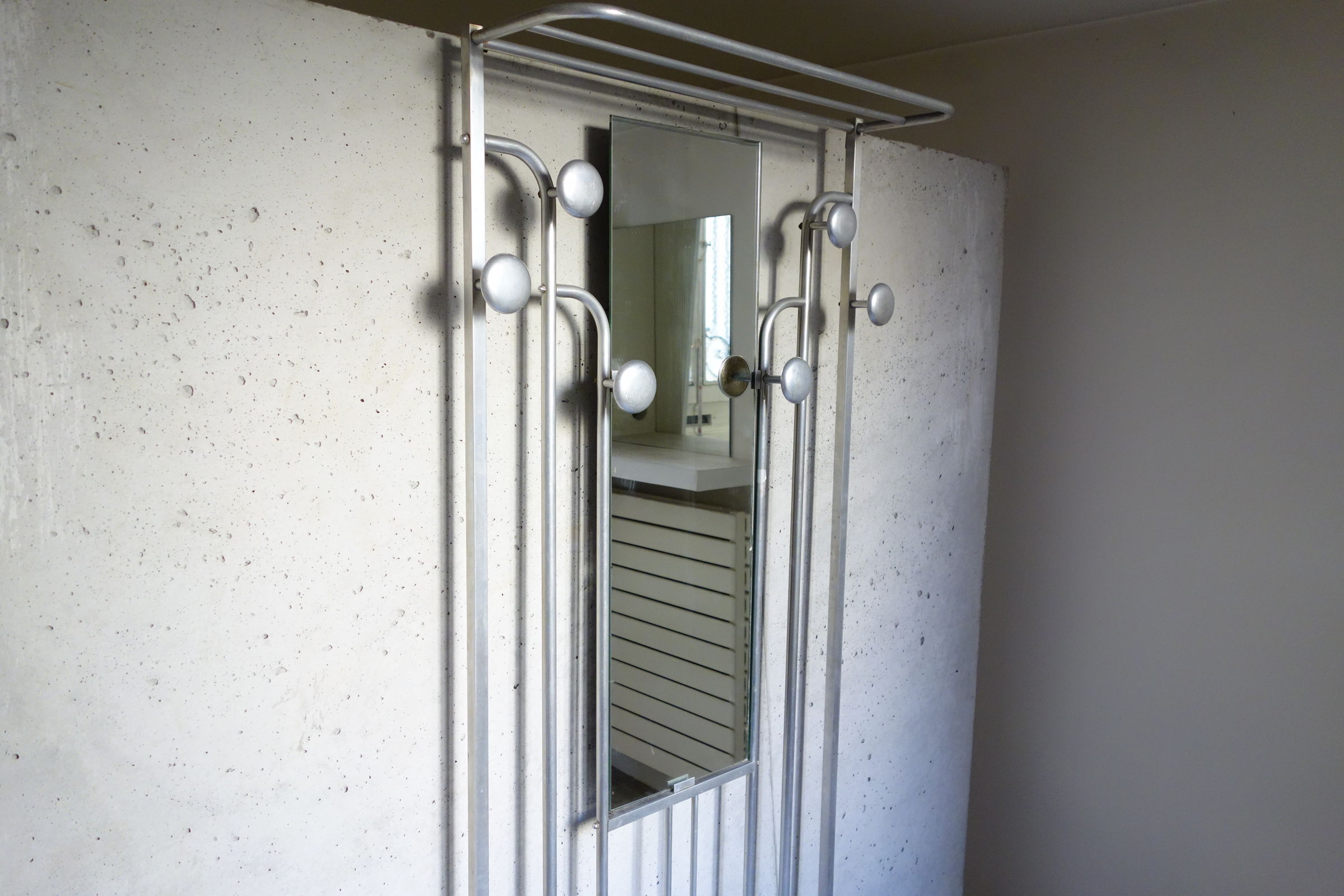 Door coat wardrobe ALU years 50 60