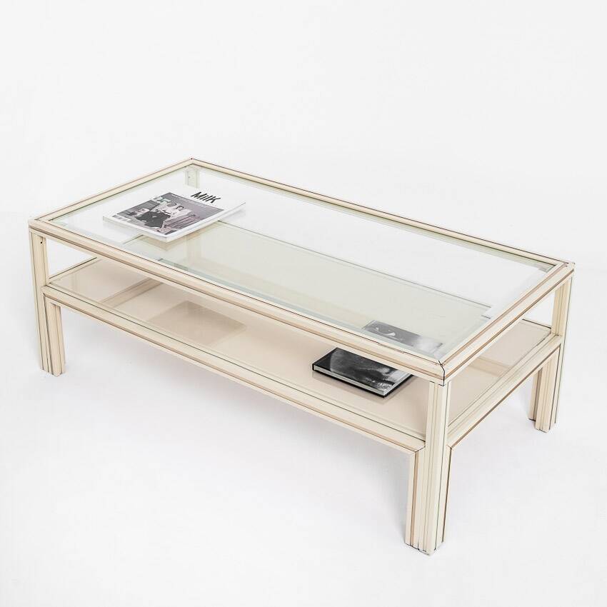 Vintage coffee table. Design and manufacture: Pierre Vandel. France, 1980s