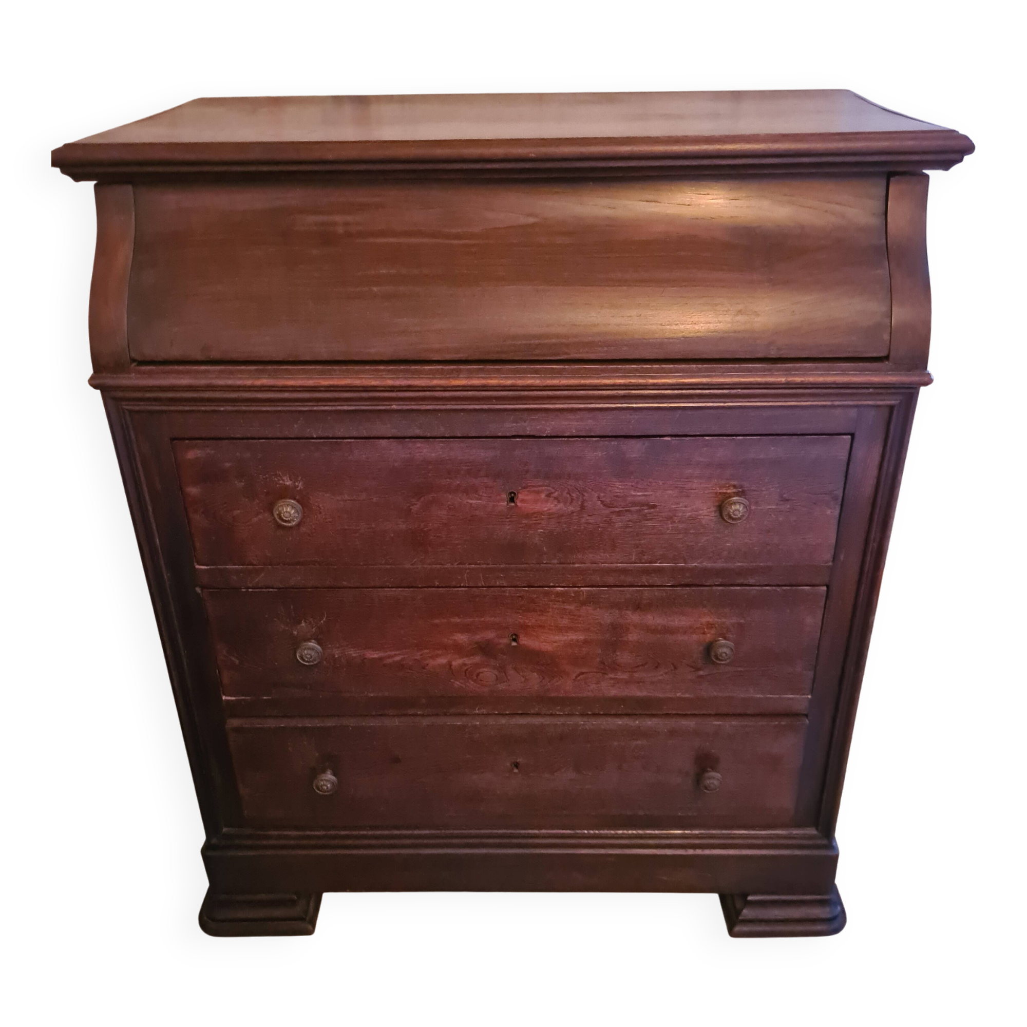 Oak toilet chest of drawers