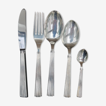 Cutlery set 66 pieces x 12 KJA Fredericia Helene Denmark silver metal