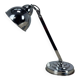 Modernist Art Deco desk lamp, chrome metal, 1930s/40s