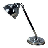Lampe de bureau moderniste Art Déco, métal chromé, années 30/40