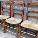 Set of 6 antique chairs