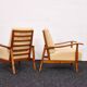 Paire de fauteuils vintage – Attributés à Károly Nagy, Hongrie, années 1940